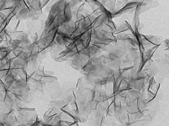 Graphene sheet image by transmission electron microscope